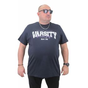 Moc Grande 23184 Varsity Lacivert Erkek T-shirt