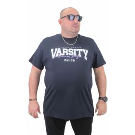 Moc Grande 23184 Varsity Lacivert Erkek T-shirt