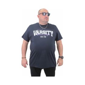 Moc Grande 23184 Varsity Lacivert Erkek T-shirt
