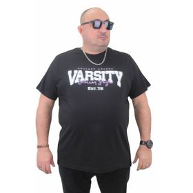 Moc Grande 23184 Varsity Siyah Erkek T-shirt