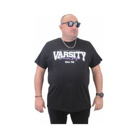 Moc Grande 23184 Varsity Siyah Erkek T-shirt