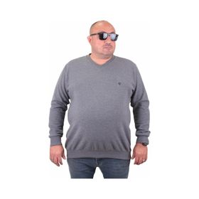Moc Grande 23201 Antrasit Selanik V Yaka Erkek Sweatshirt