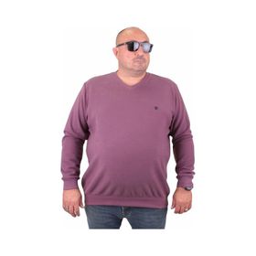 Moc Grande 23201 Eflatun Selanik V Yaka Erkek Sweatshirt