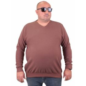 Moc Grande 23201 Taba Selanik V Yaka Erkek Sweatshirt