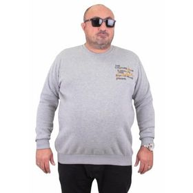 Moc Grande 23203 Conture Club Gri Melanj Erkek Sweatshirt