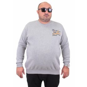 Moc Grande 23203 Conture Club Gri Melanj Erkek Sweatshirt
