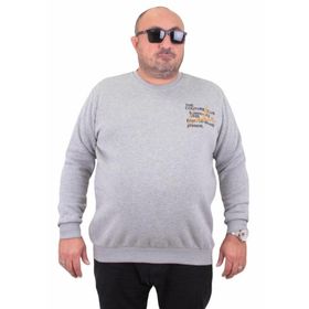 Moc Grande 23203 Conture Club Gri Melanj Erkek Sweatshirt