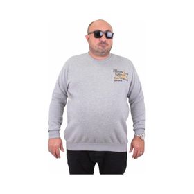 Moc Grande 23203 Conture Club Gri Melanj Erkek Sweatshirt