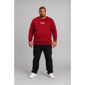 Moc Grande 23204 Bordo Sıfır Yaka Erkek Sweatshirt