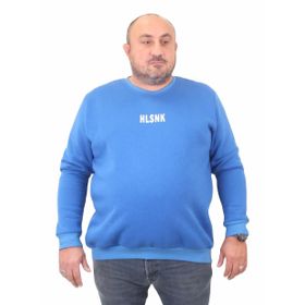 Moc Grande 23204 Saks Sıfır Yaka Erkek Sweatshirt