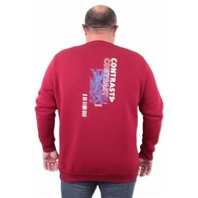 Moc Grande 23205 Bless Bordo Erkek Sweatshirt