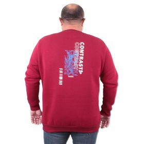 Moc Grande 23205 Bless Bordo Erkek Sweatshirt