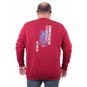 Moc Grande 23205 Bless Bordo Erkek Sweatshirt