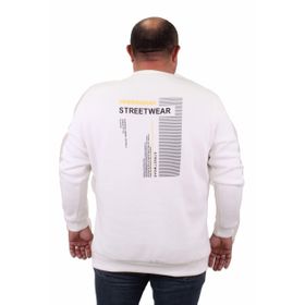 Moc Grande 23206 Streetwear Ekru Erkek Sweatshirt