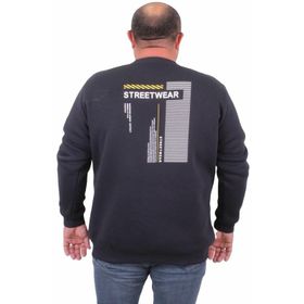 Moc Grande 23206 Streetwear Lacivert Erkek Sweatshirt