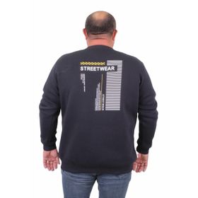 Moc Grande 23206 Streetwear Lacivert Erkek Sweatshirt