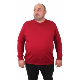 Moc Grande 23216 Bordo Sıfır Yaka Erkek Sweatshirt