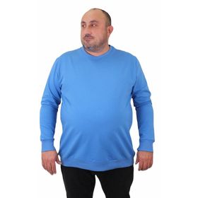 Moc Grande 23216 Saks Sıfır Yaka Erkek Sweatshirt