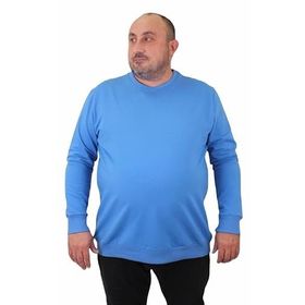 Moc Grande 23216 Saks Sıfır Yaka Erkek Sweatshirt