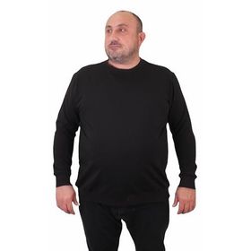Moc Grande 23216 Siyah Sıfır Yaka Erkek Sweatshirt