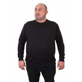 Moc Grande 23216 Siyah Sıfır Yaka Erkek Sweatshirt