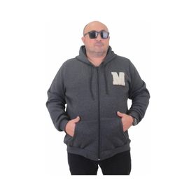 Moc Grande 23217 Antrasit Fermuarlı Erkek Sweatshirt