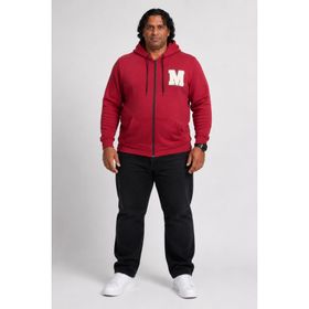Moc Grande 23217 Bordo Fermuarlı Erkek Sweatshirt