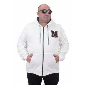 Moc Grande 23217 Ekru Fermuarlı Erkek Sweatshirt