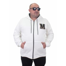 Moc Grande 23217 Ekru Fermuarlı Erkek Sweatshirt