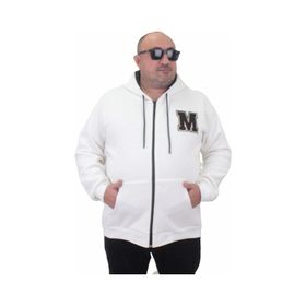 Moc Grande 23217 Ekru Fermuarlı Erkek Sweatshirt