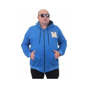 Moc Grande 23217 Saks Fermuarlı Erkek Sweatshirt