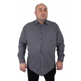 Moc Grande 23362 Black Square Siyah Erkek Gömlek