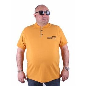 Moc Grande 23401 Büyük Beden Basic Hardal Erkek T-shirt