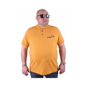Moc Grande 23401 Büyük Beden Basic Hardal Erkek T-shirt