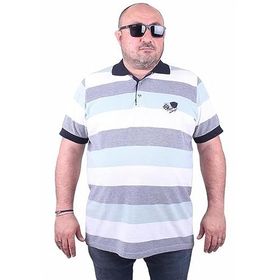 Moc Grande 23409 Büyük Beden Basic Lacivert Erkek T-shirt