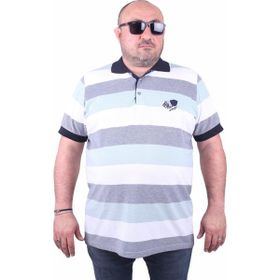 Moc Grande 23409 Büyük Beden Basic Lacivert Erkek T-shirt
