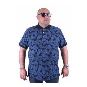 Moc Grande 23412 Büyük Beden Basic Lacivert Erkek T-shirt