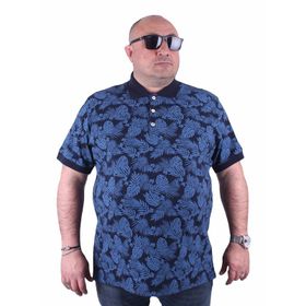 Moc Grande 23412 Büyük Beden Basic Lacivert Erkek T-shirt