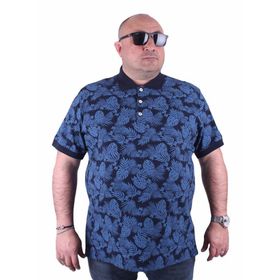 Moc Grande 23412 Büyük Beden Basic Lacivert Erkek T-shirt