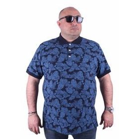 Moc Grande 23412 Büyük Beden Basic Lacivert Erkek T-shirt