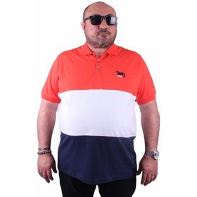 Moc Grande 23414 Büyük Beden Basic Nar Çiçeği Erkek T-shirt