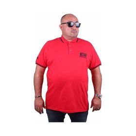 Moc Grande 23417 Büyük Beden Basic Kırmızı Erkek T-shirt