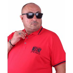 Moc Grande 23417 Büyük Beden Basic Kırmızı Erkek T-shirt