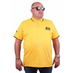 Moc Grande 23417 Büyük Beden Basic Sarı Erkek T-shirt