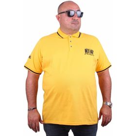 Moc Grande 23417 Büyük Beden Basic Sarı Erkek T-shirt