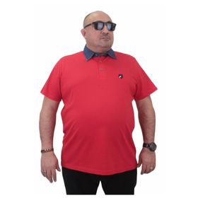 Moc Grande 23420 Büyük Beden Kırmızı Erkek T-shirt