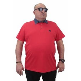 Moc Grande 23420 Büyük Beden Kırmızı Erkek T-shirt