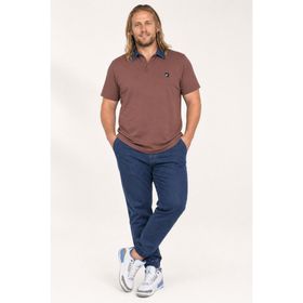 Moc Grande 23420 Büyük Beden Taba Erkek T-shirt