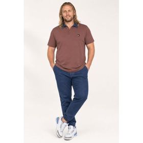 Moc Grande 23420 Büyük Beden Taba Erkek T-shirt