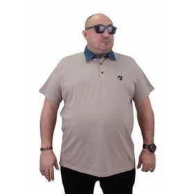 Moc Grande 23420 Büyük Beden Toprak Erkek T-shirt